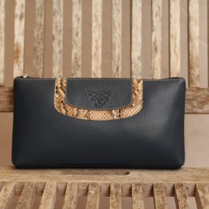 Ubrique Spanish Clutch - Skinny Navy